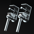 Stainless Steel Pull-Up Bar Grips Pair - Heavy-Duty Construction, Easy to Install, Home/Gym Essential for Strength Training