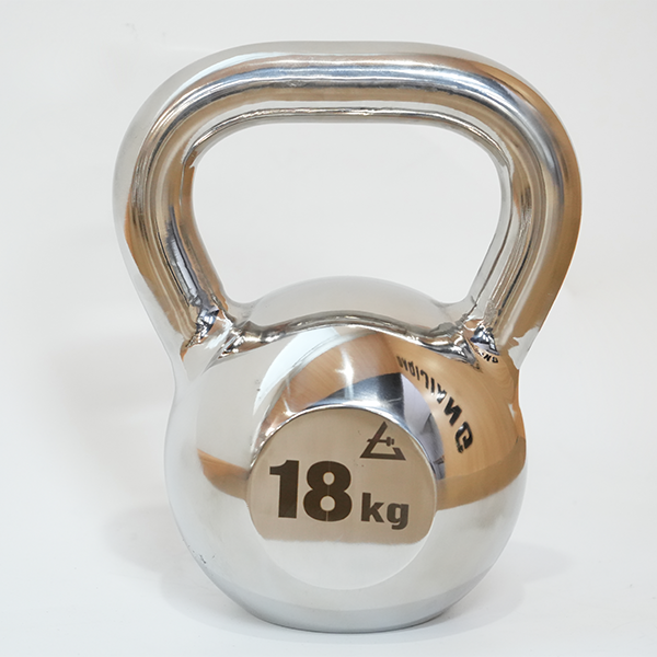Premium Solid Stainless Steel Kettlebell – Hard Style Strength Training Weight for Home Gym & Cross Training