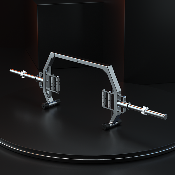 Stainless Steel Lunge Barbell Bar | Balance & Lower Body Training Bar