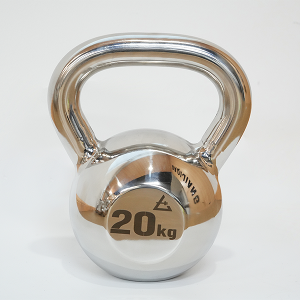 Premium Solid Stainless Steel Kettlebell – Hard Style Strength Training Weight for Home Gym & Cross Training