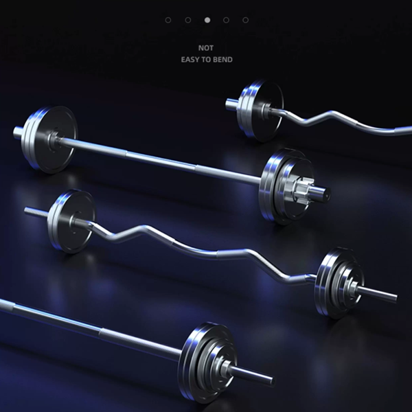 Premium Stainless Steel Multi-Style Barbell Bar | Olympic / EZ Curl / Straight Bar for Strength Training