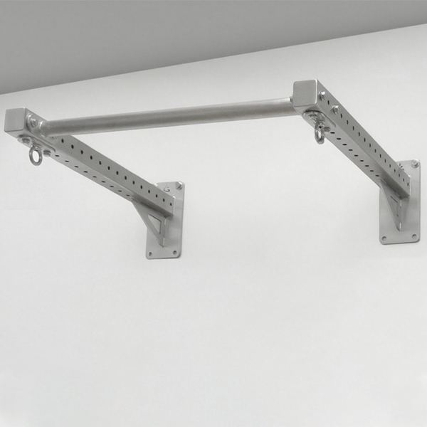 Stainless Steel Wall Mounted Pull Up Bar | Heavy Duty Home Gym Chin-Up Bar