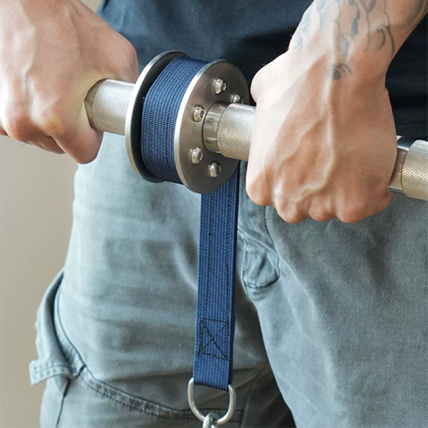 Stainless Steel Wrist Roller | Forearm Strength Training Roller | Grip & Arm Builder