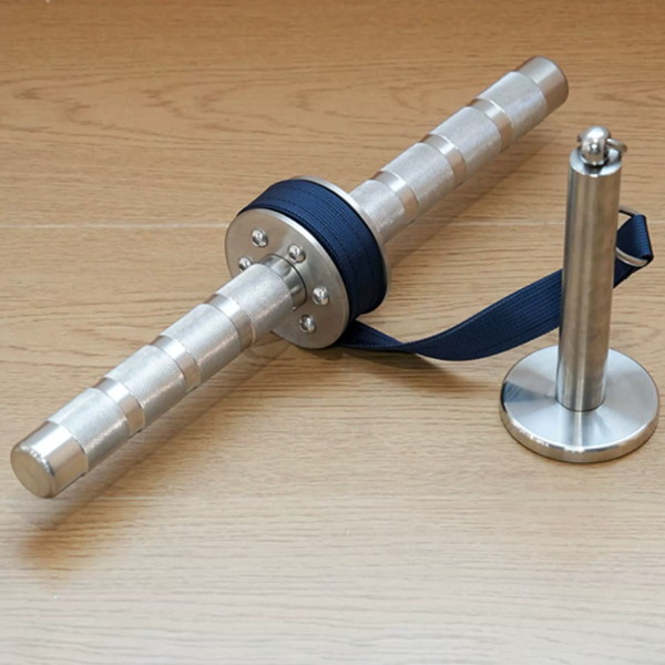 Stainless Steel Wrist Roller | Forearm Strength Training Roller | Grip & Arm Builder