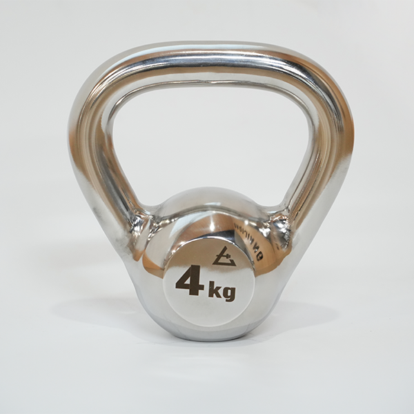 Premium Solid Stainless Steel Kettlebell – Hard Style Strength Training Weight for Home Gym & Cross Training