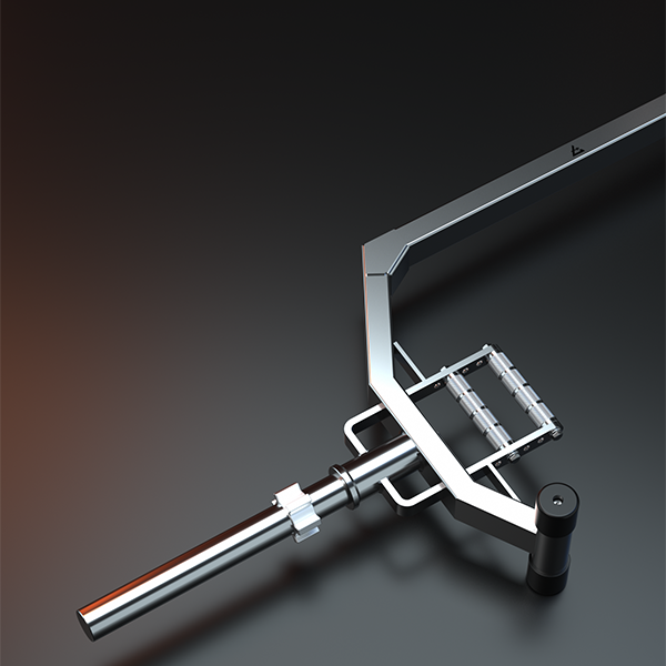 Stainless Steel Lunge Barbell Bar | Balance & Lower Body Training Bar
