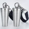 Stainless Steel Conical Finger Grip Handle for Strength & Grip Training