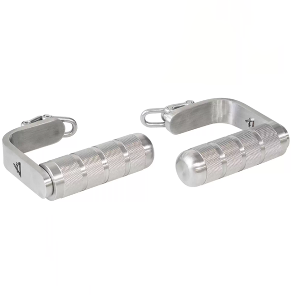 Stainless Steel L-Shape Wrist Strength Training Handle for Forearm Workout