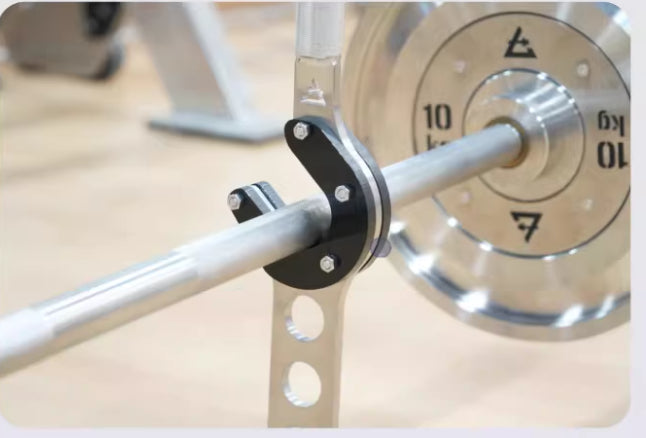 Portable Barbell Jack for Easy Plate Loading