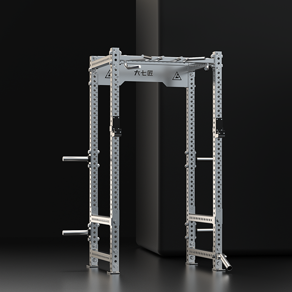 Stainless Steel 4-Post Full Power Rack / Full Cage Squat Rack