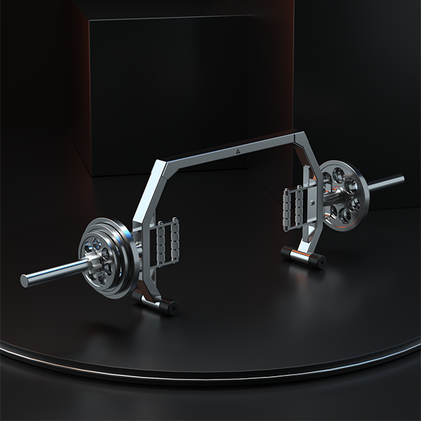 Stainless Steel Lunge Barbell Bar | Balance & Lower Body Training Bar