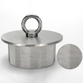 Heavy-Duty Stainless Steel Disc Finger Grip Handle for Grip Strength Training