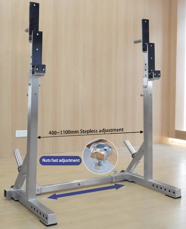 Adjustable Compact Squat Rack Stand for Home Gym