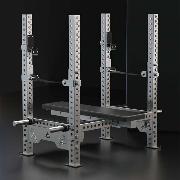 Stainless Steel All-in-One Bench Press Training Rack