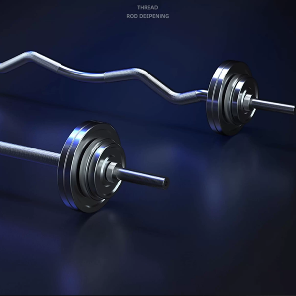Premium Stainless Steel Multi-Style Barbell Bar | Olympic / EZ Curl / Straight Bar for Strength Training