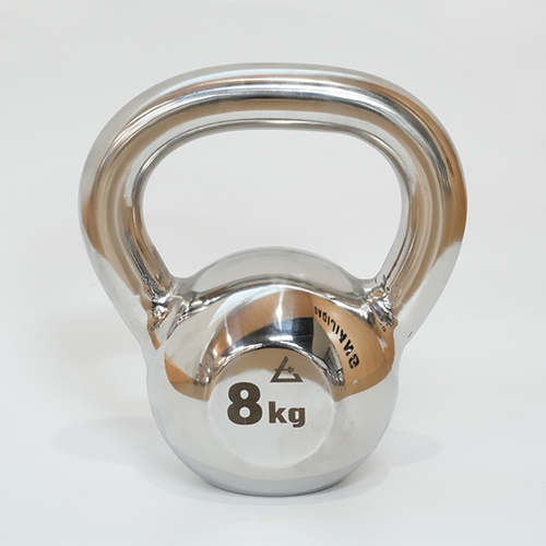 Premium Solid Stainless Steel Kettlebell – Hard Style Strength Training Weight for Home Gym & Cross Training