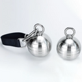 Stainless Steel Spherical Grip Handle for Grip & Forearm Strength Training