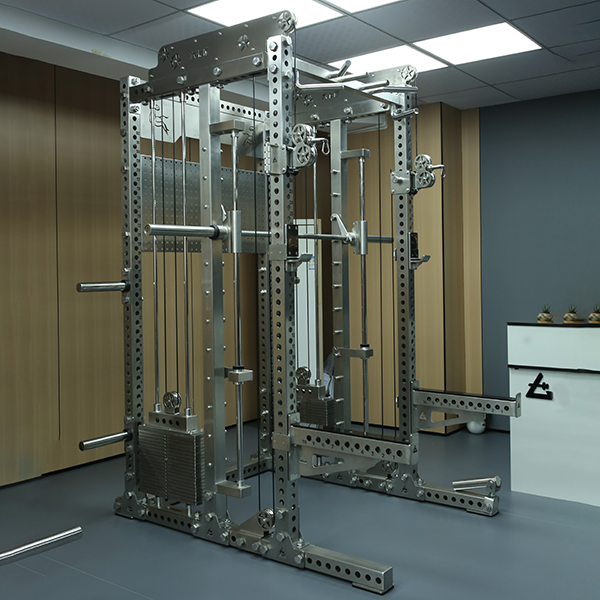 Stainless Steel All-in-One Functional Power Rack Cable Crossover Machine
