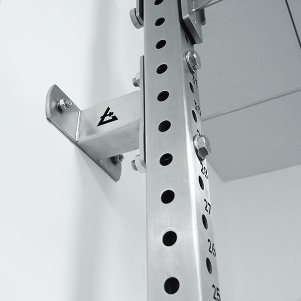 Stainless Steel Wall-Mounted Single Post Multi-Functional Expandable Fitness Rack