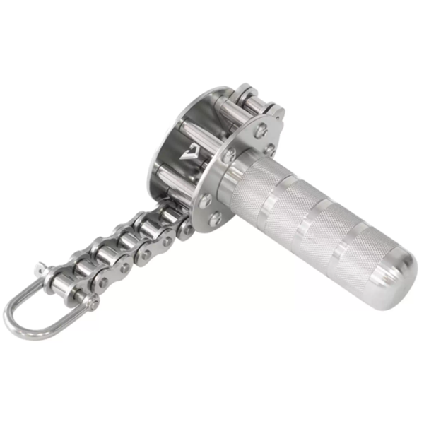 Stainless Steel Wrist Roller Forearm Trainer Grip Strength Training Handle for Home Gym