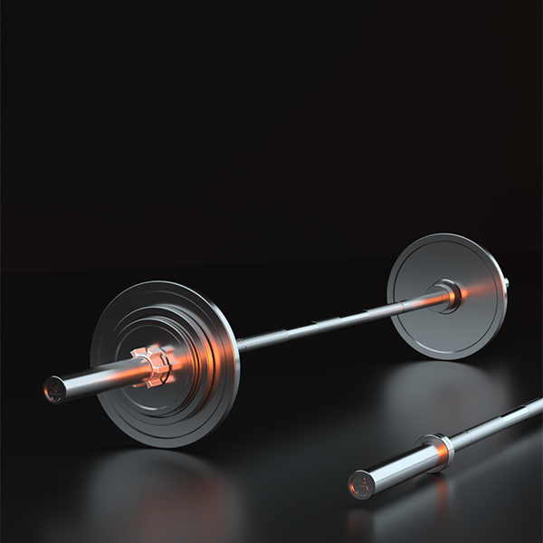 Stainless Steel Olympic Barbell Bar | Heavy Duty Weightlifting Bar for Strength Training