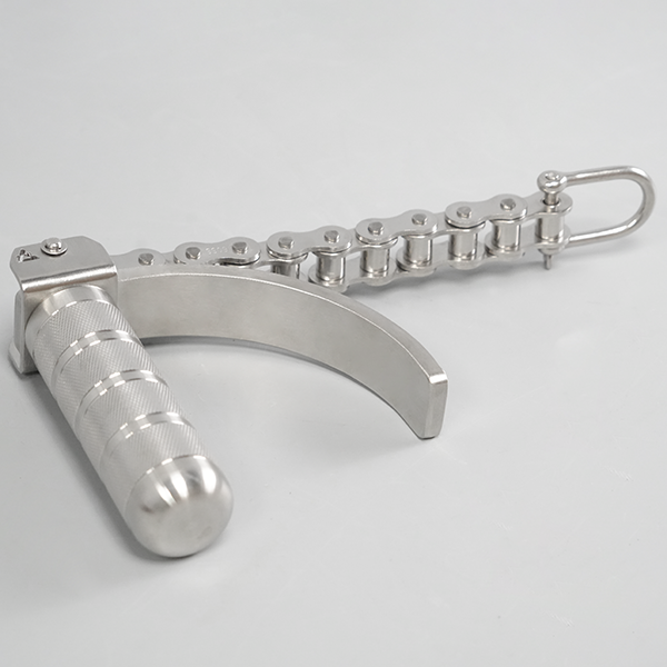 Stainless Steel Wrist Pronation Handle – Forearm Strength Trainer for Grip & Rotation Training