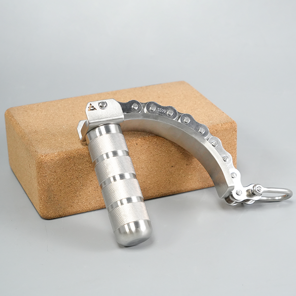 Stainless Steel Wrist Pronation Handle – Forearm Strength Trainer for Grip & Rotation Training
