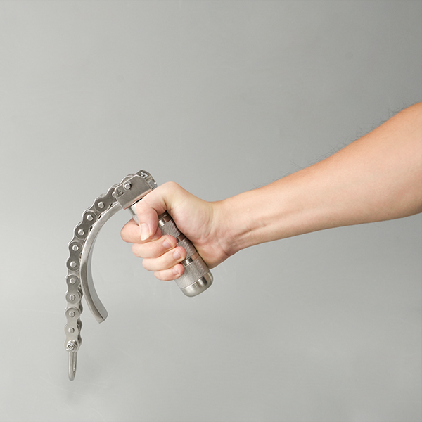Stainless Steel Wrist Pronation Handle – Forearm Strength Trainer for Grip & Rotation Training