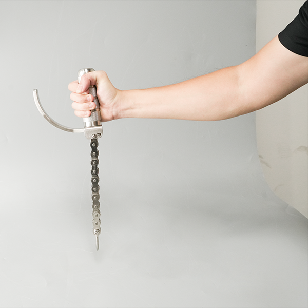 Stainless Steel Wrist Pronation Handle – Forearm Strength Trainer for Grip & Rotation Training