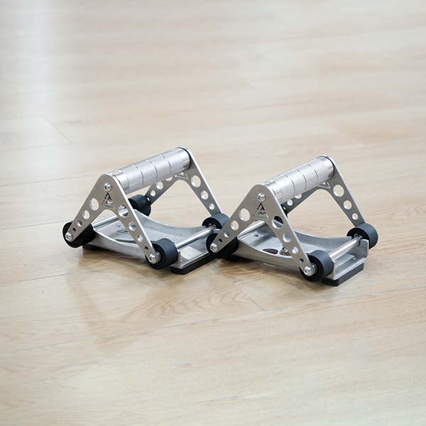 Stainless Steel Ab Roller Wheel | Multi-Function Core Trainer with Push-Up Support