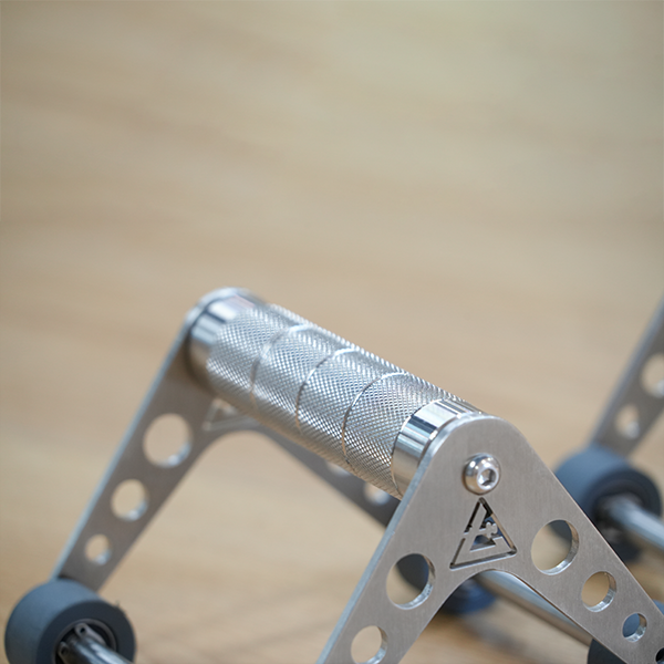 Stainless Steel Ab Roller Wheel | Multi-Function Core Trainer with Push-Up Support