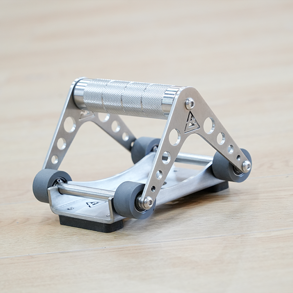 Stainless Steel Ab Roller Wheel | Multi-Function Core Trainer with Push-Up Support