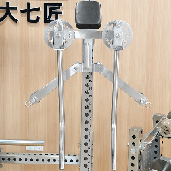 Stainless Steel Lateral Raise & Chest Fly Trainer – Adjustable Upper Body Workout Frame for Home Gym