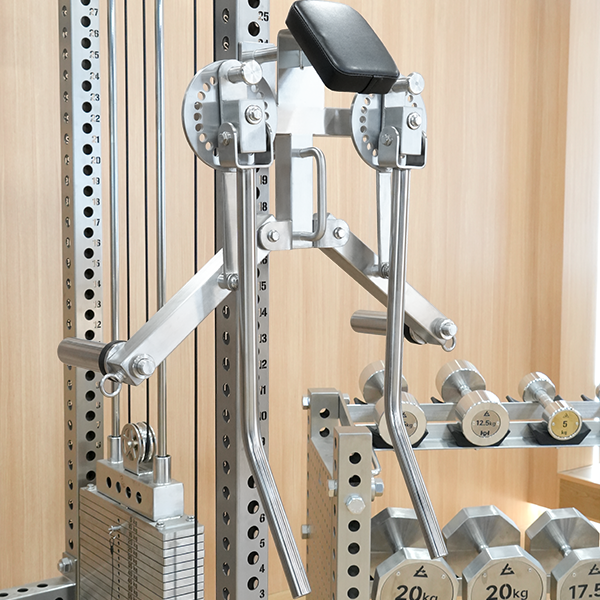 Stainless Steel Lateral Raise & Chest Fly Trainer – Adjustable Upper Body Workout Frame for Home Gym