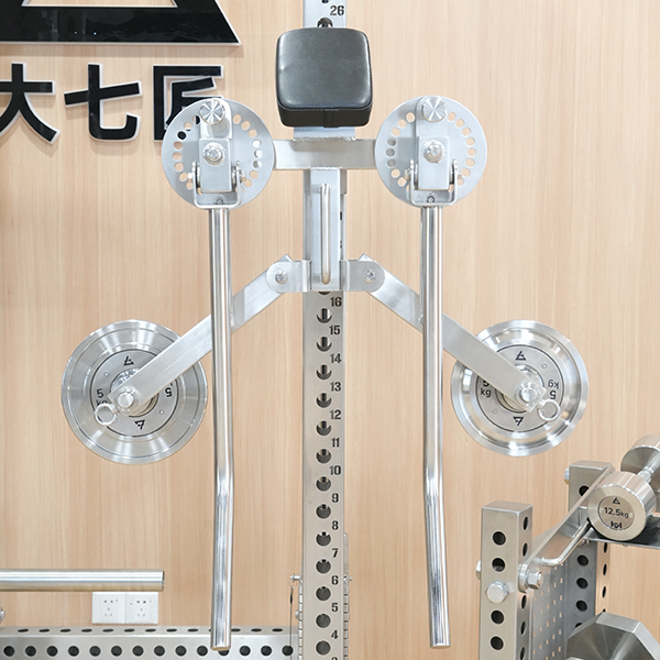 Stainless Steel Lateral Raise & Chest Fly Trainer – Adjustable Upper Body Workout Frame for Home Gym