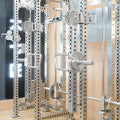 Stainless Steel Squat Rack with Hip Thrust Attachment Multi-Functional Glute Training Station