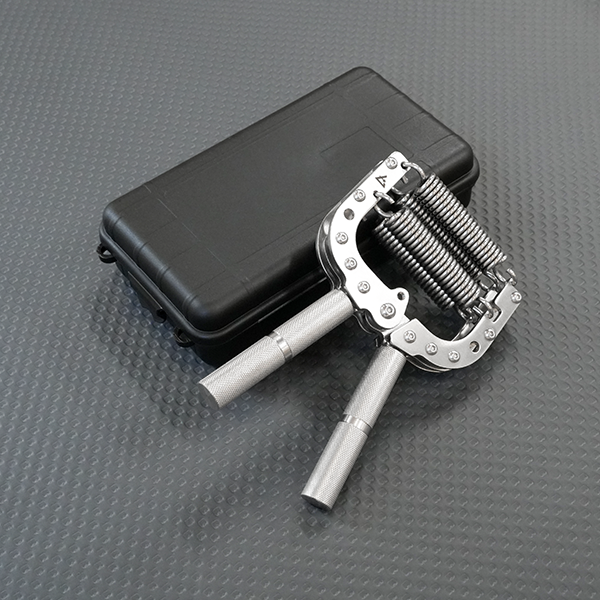 Heavy Duty Stainless Steel Adjustable Hand Gripper | Portable Grip Strength Trainer for Forearm & Wrist Power