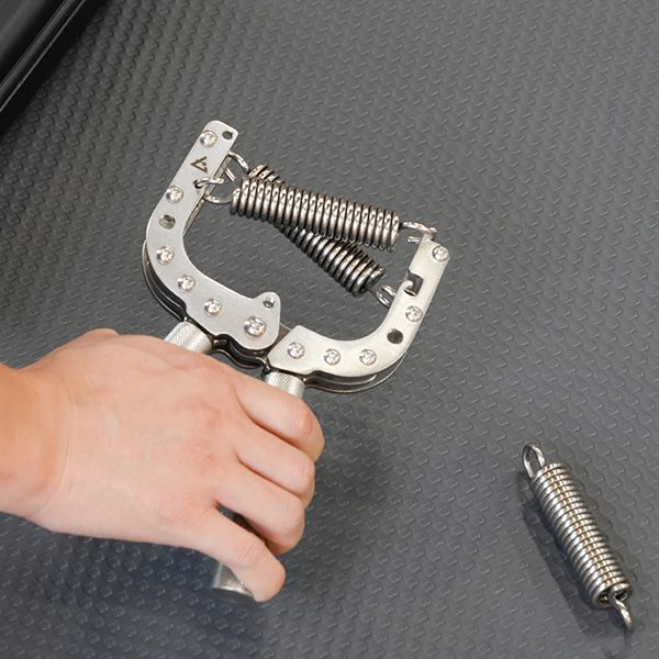 Heavy Duty Stainless Steel Adjustable Hand Gripper | Portable Grip Strength Trainer for Forearm & Wrist Power