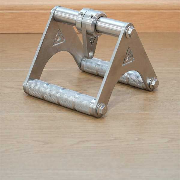 Stainless Steel V Handle Row Attachment – Heavy Duty Cable Machine Grip for Lat Pulldown & Seated Row