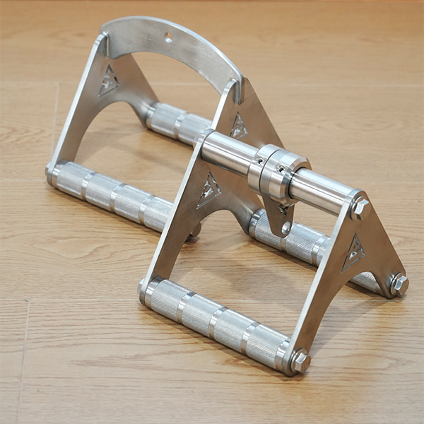 Stainless Steel V Handle Row Attachment – Heavy Duty Cable Machine Grip for Lat Pulldown & Seated Row