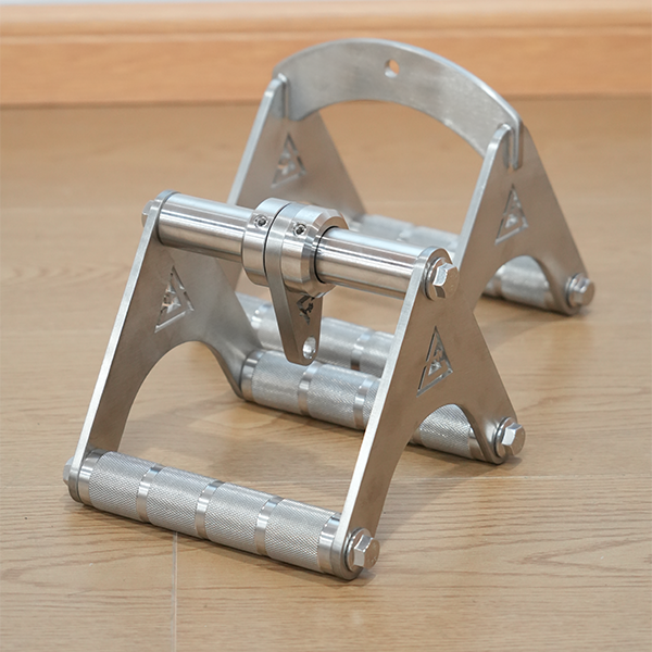 Stainless Steel V Handle Row Attachment – Heavy Duty Cable Machine Grip for Lat Pulldown & Seated Row
