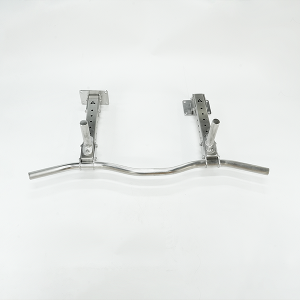 Stainless Steel Ceiling-Mounted Multi-Grip Curved Pull-Up Bar | Heavy Duty Home Gym Chin-Up Bar
