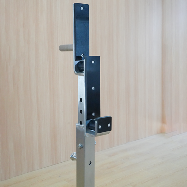 Stainless Steel Adjustable Simple Squat Rack Portable Barbell Stand