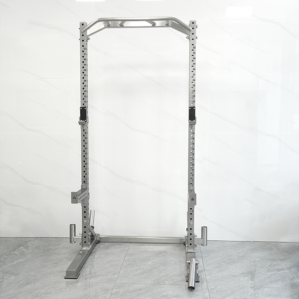 Stainless Steel Half Frame Squat Rack Wall-Mounted Power Rack System