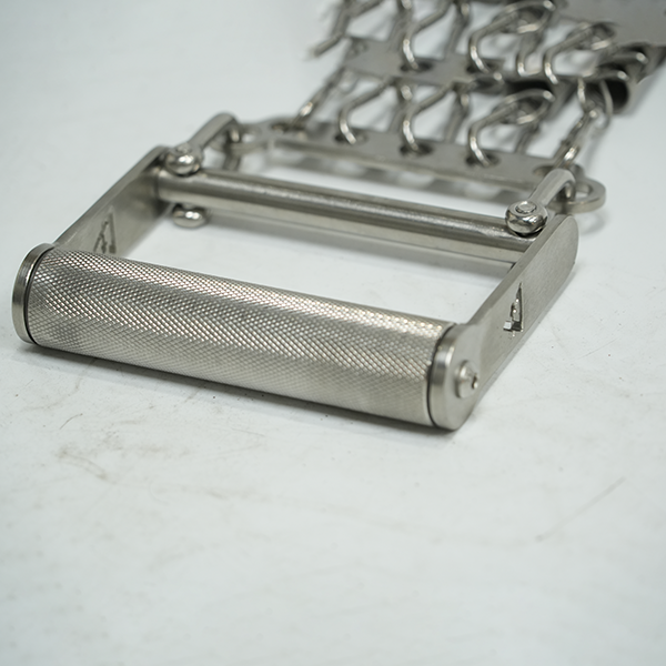 Stainless Steel Spring Chest Expander Resistance Trainer for Home Gym Strength Workout