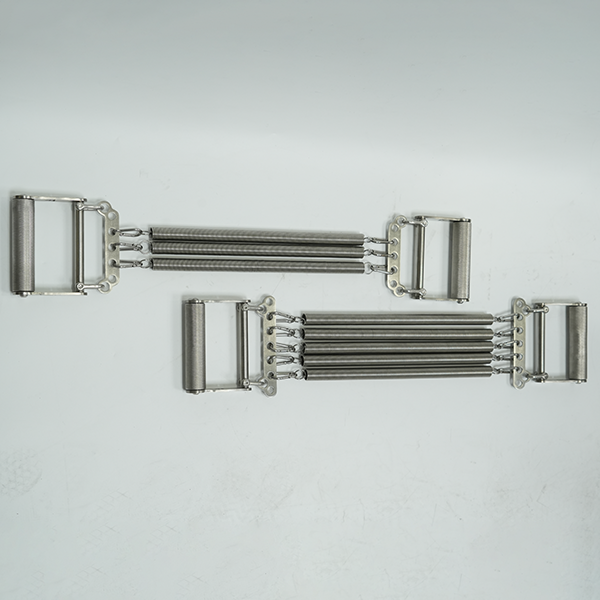 Stainless Steel Spring Chest Expander Resistance Trainer for Home Gym Strength Workout