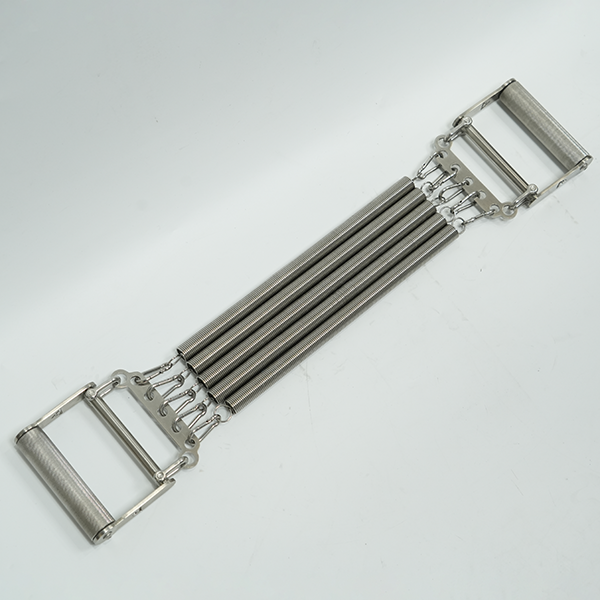 Stainless Steel Spring Chest Expander Resistance Trainer for Home Gym Strength Workout
