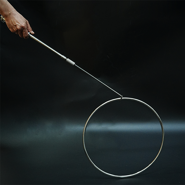 Stainless Steel Rolling Iron Hoop Toy for Kids & Adults