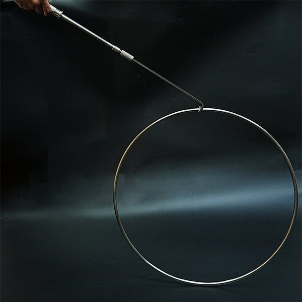 Stainless Steel Rolling Iron Hoop Toy for Kids & Adults