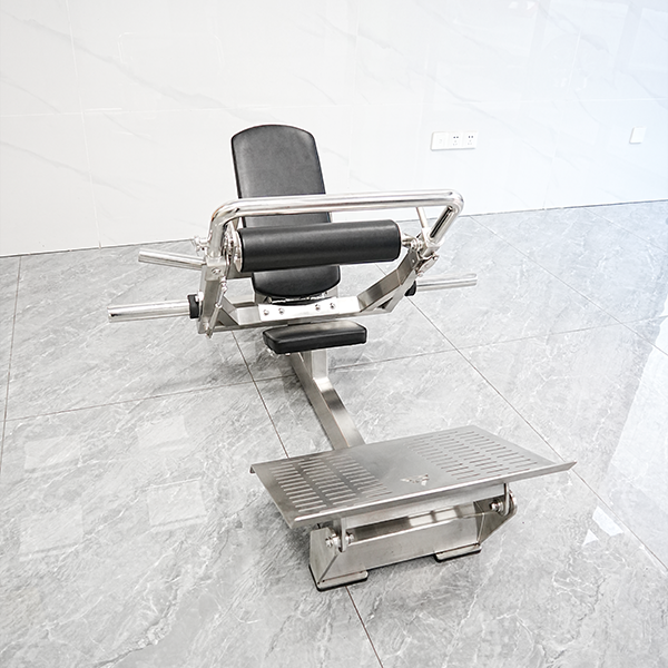 ‌Heavy-Duty Stainless Steel Hip Thrust Trainer with Adjustable Resistance